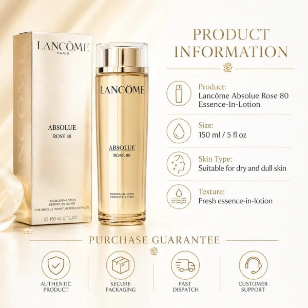 Lancôme Absolue Rose 80 Essence-in-Lotion – 150ml Lancôme Absolue Rose 80 Essence-in-Lotion – 150ml
