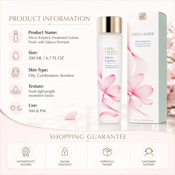 Estée Lauder Micro Essence Sakura Treatment Lotion 200ml