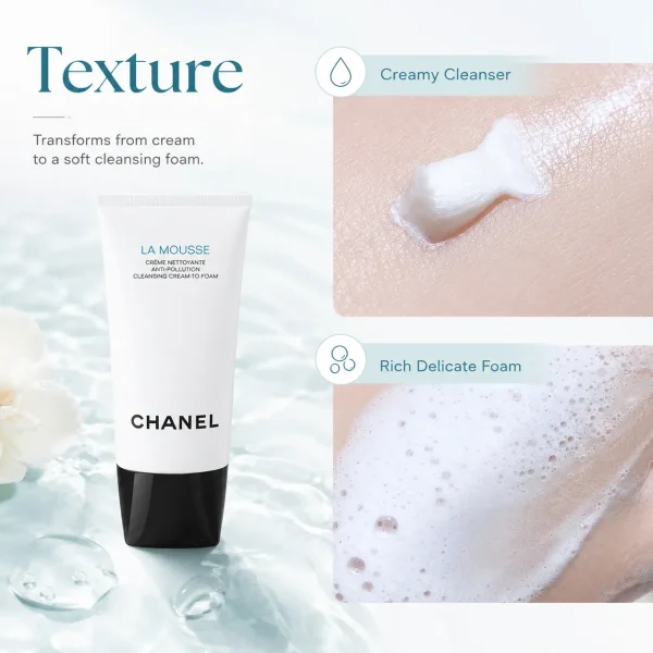 CHANEL La Mousse Camellia Cleansing Cream-to-Foam 125ml
