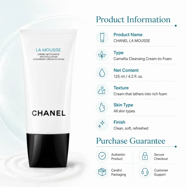 CHANEL La Mousse Camellia Cleanser 125ml