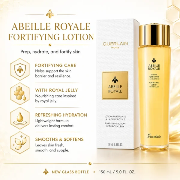 ChatGPT Image 2026年7月18日 10_54_00 (3) Guerlain Abeille Royale Fortifying Lotion with Royal Jelly 150ml – New Glass Bottle
