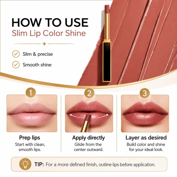 TOM FORD Slim Lip Color Shine TOM FORD Slim Lip Color Shine