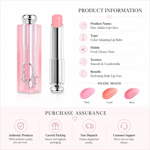 Dior Lip Glow Color-Reviving Balm Product Image Dior Lip Glow Color-Reviving Balm Product Image