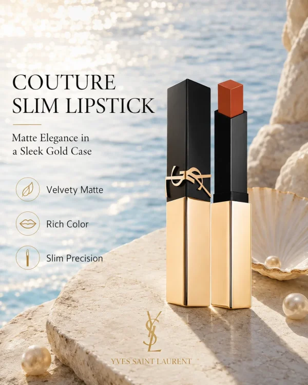 ChatGPT Image 2026年7月18日 11_31_34 (2) YSL Rouge Pur Couture The Slim Lipstick – Rich Color & Elegant Matte Finish