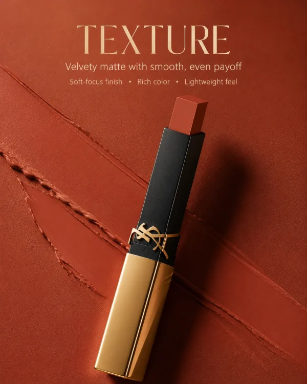 ChatGPT Image 2026年7月18日 11_31_35 (4) YSL Rouge Pur Couture The Slim Lipstick – Rich Color & Elegant Matte Finish