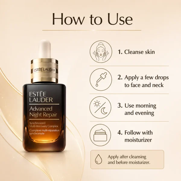ChatGPT Image 2026年7月19日 16_02_33 (5) Estée Lauder Advanced Night Repair Serum 100ml – Hydrating & Radiance-Boosting Facial Serum
