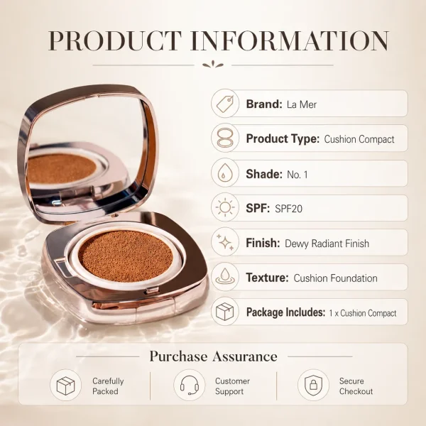 ChatGPT Image 2026年8月5日 11_15_43 LA MER The Radiant Skin Cushion Foundation Shade 01