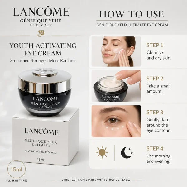 ChatGPT Image 2026年8月5日 11_49_18 (5) Lancôme Advanced Génifique Eye Cream 15ml Old Version